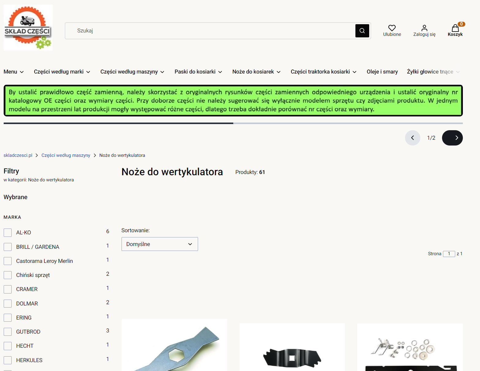 Noże do wertykulatora – jakie wybrać i czym różnią się noże sprężynowe od noży tnących?