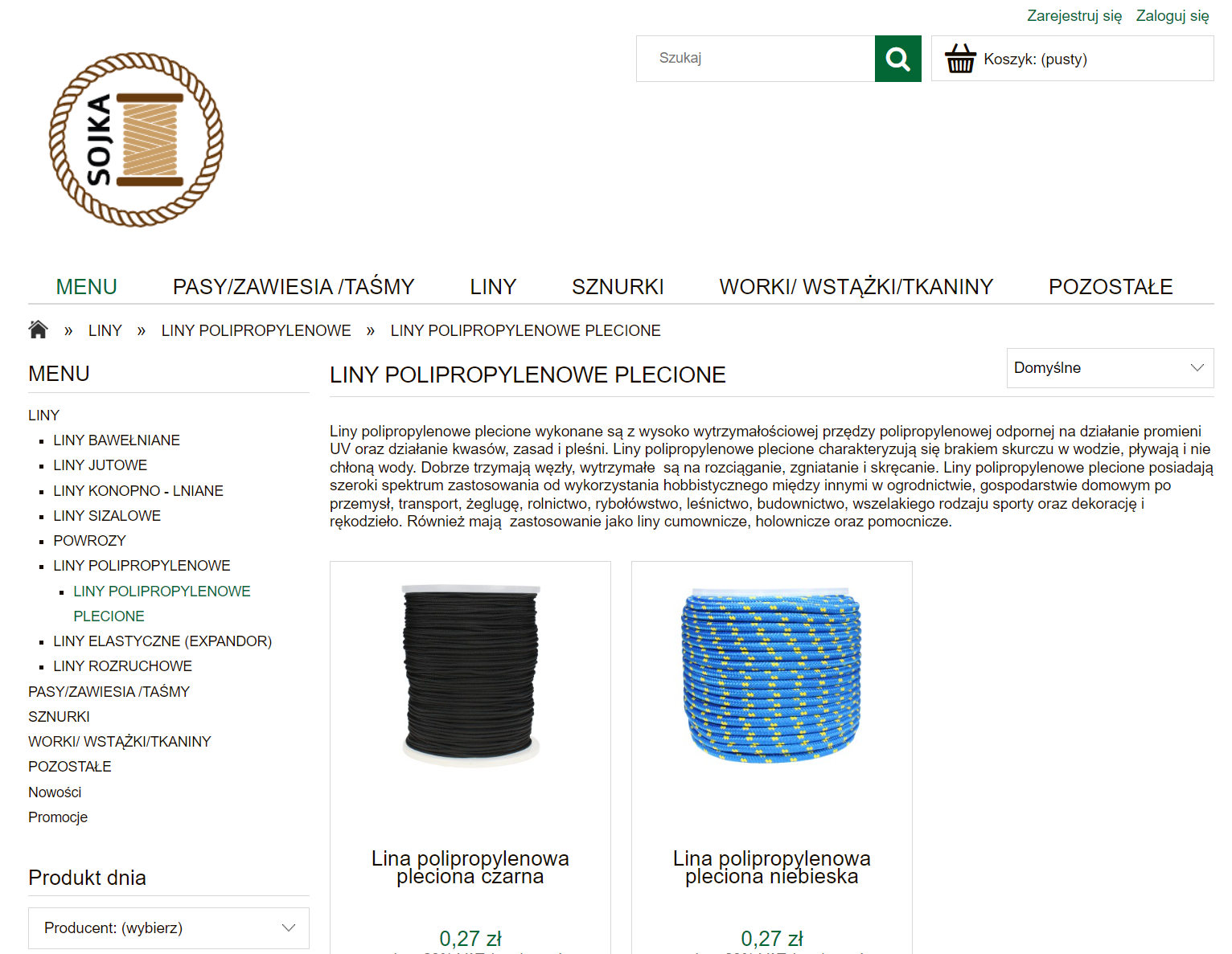 Liny polipropylenowe – co to jest i do czego się je stosuje?